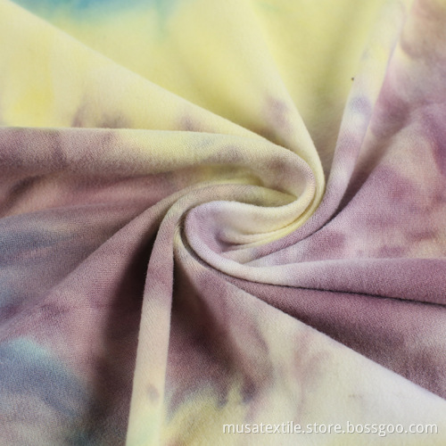 Enhetlig tryck anpassad tjock textur polyester stretch tyg